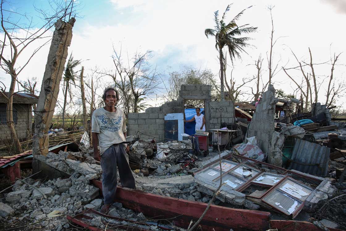 The aftermath of Typhoon Mangkhut. Lynzy Billing/RI The aftermath of Typhoon Mangkhut. Lynzy Billing/RI