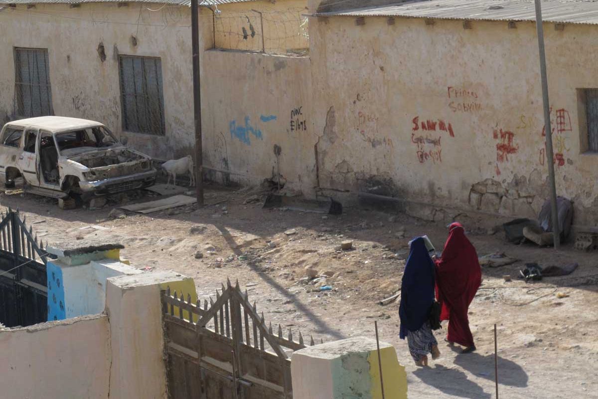 Students enrolled in Relief International's Educate Girls, End Poverty program walk home after school. RI Staff/RI