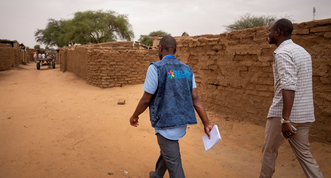 RI staff in Zamzam, Sudan. Elie Gardner/RI