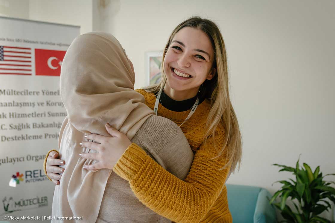 Psychologist Bilgen Gonul Kumral has helped Yasmin through weekly support sessions. Vicky Markolefa/RI