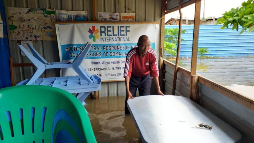 Somalia Clinic Flooded