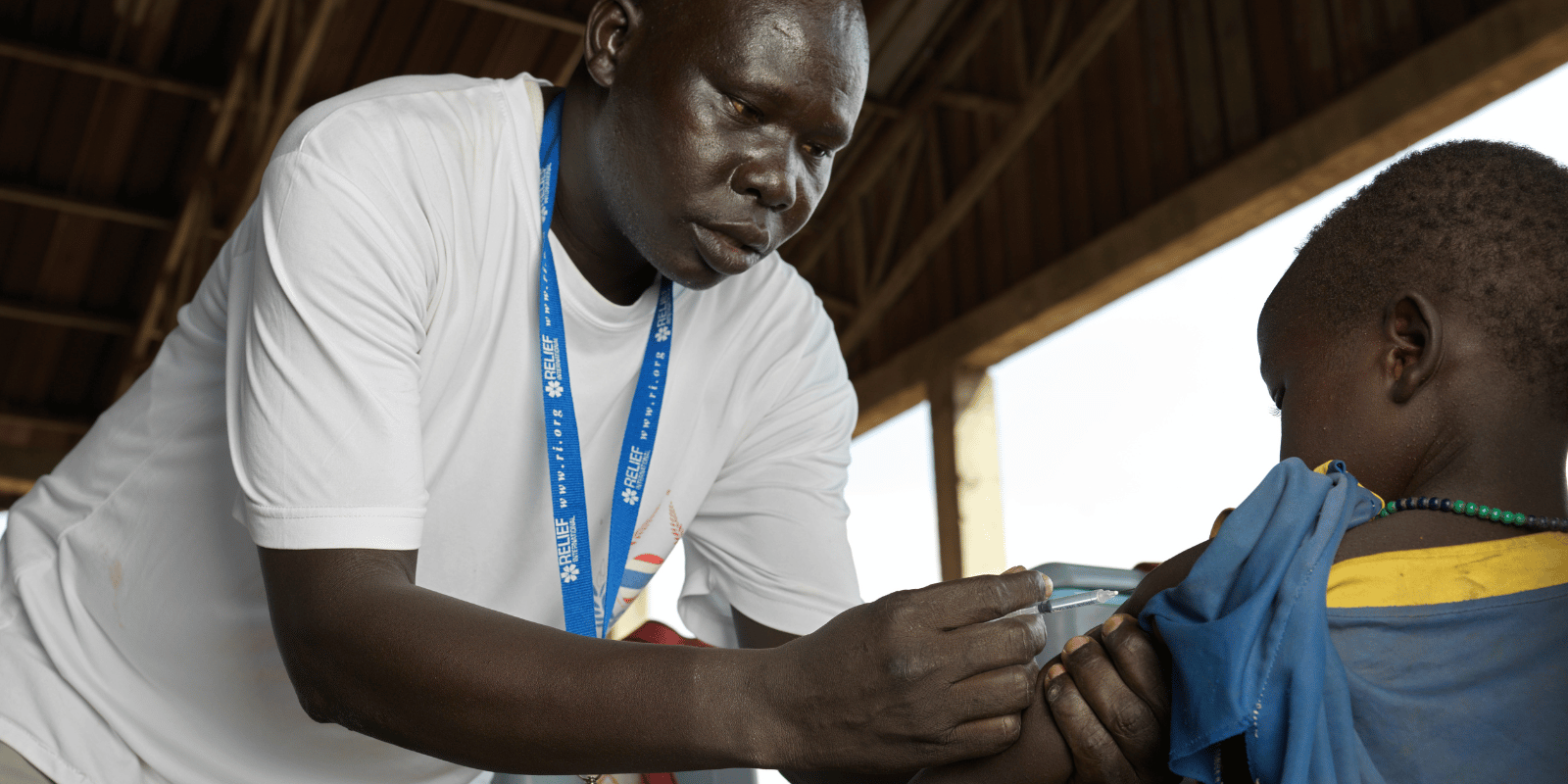 A healthcare professional in South Sudan
