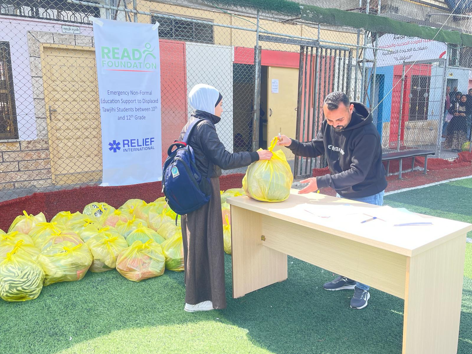 Winter clothes distribution, February 2025.